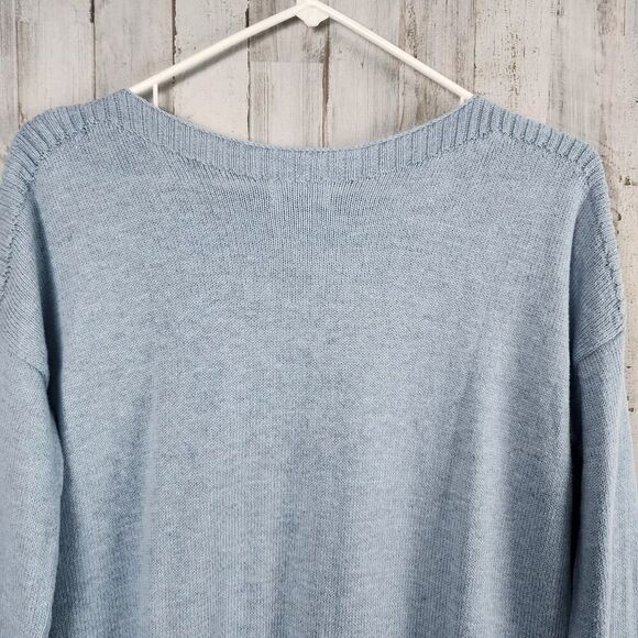Old Navy Long Sleeve Scoop Neck Sweater Blue Size Small - Picture 6 of 10